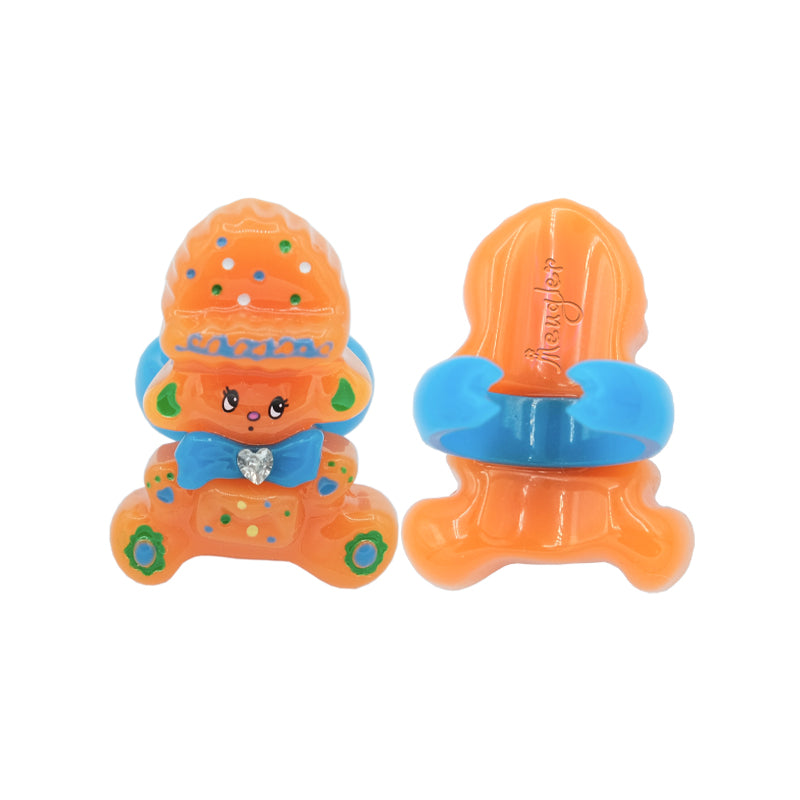 Meugler Animal Paradise Love Letter Puppy Colorful Candy Resin & Zircon Ring ring Meugler