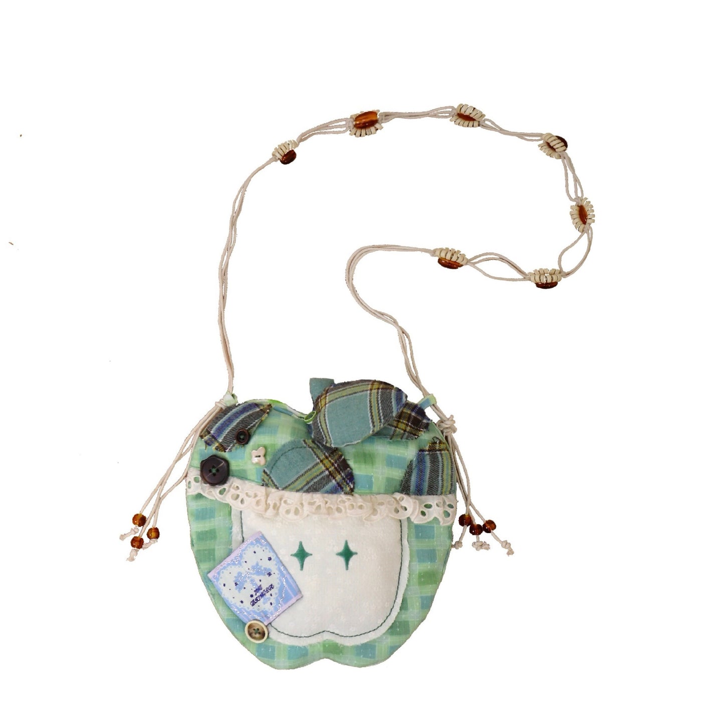 Disorder – Y2K Apple-Shaped Shoulder & Crossbody Bag bag Disorder Green