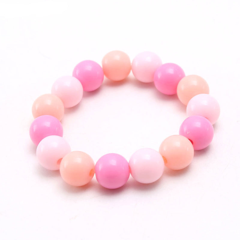 SamKIKl - Kawaii Decora Jelly Beaded Bracelet in Macaron Pastel 10mm Beads bracelet SamKIKl 4