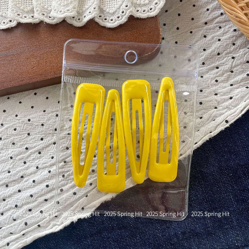 Candy Drop Hair Clip | Dopamine Decora Colorful Barrettes hair clip candy Yellow