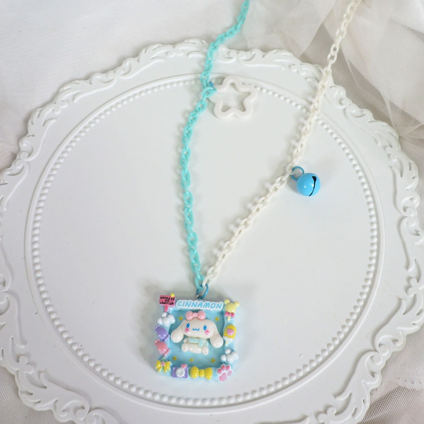 MaoJiang - Decora Kei Long Necklace Resin Pendant Cute Accessory necklace maojiang Cinnamoroll