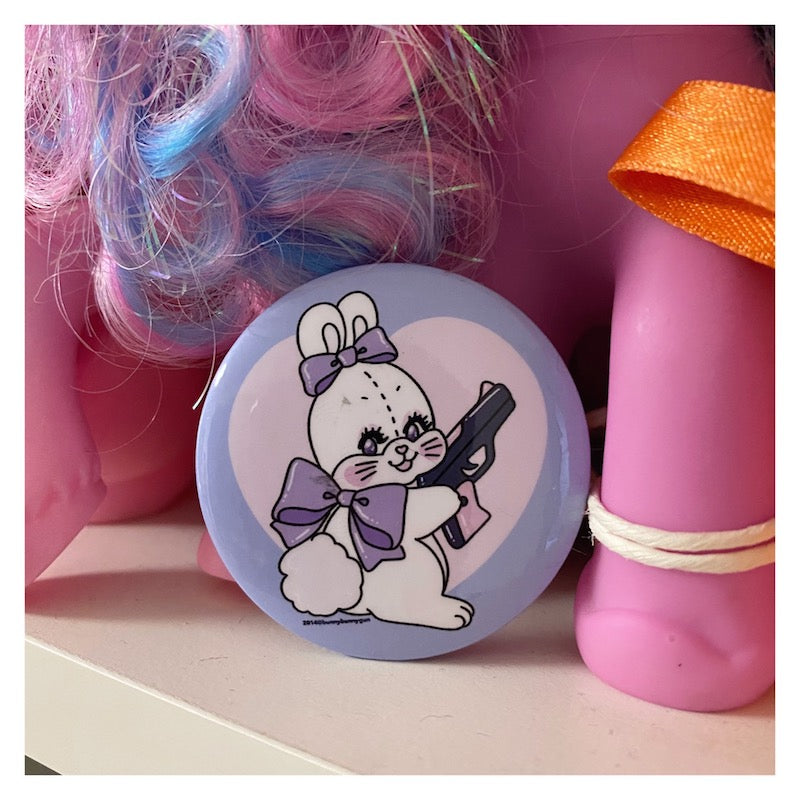 BBG 90s Badge - Vintage Print badge bunnybunnygun Bunny Gun - Small Size