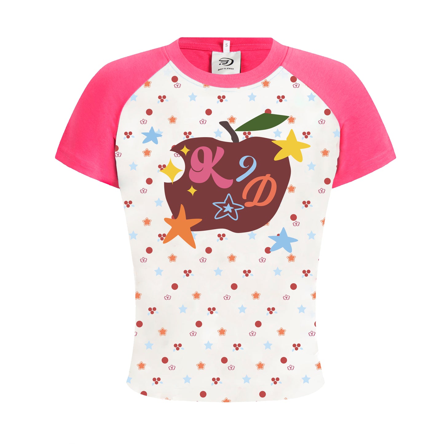 Languid Park - Star Print Sweet Tee shirt Languid Park Pink S