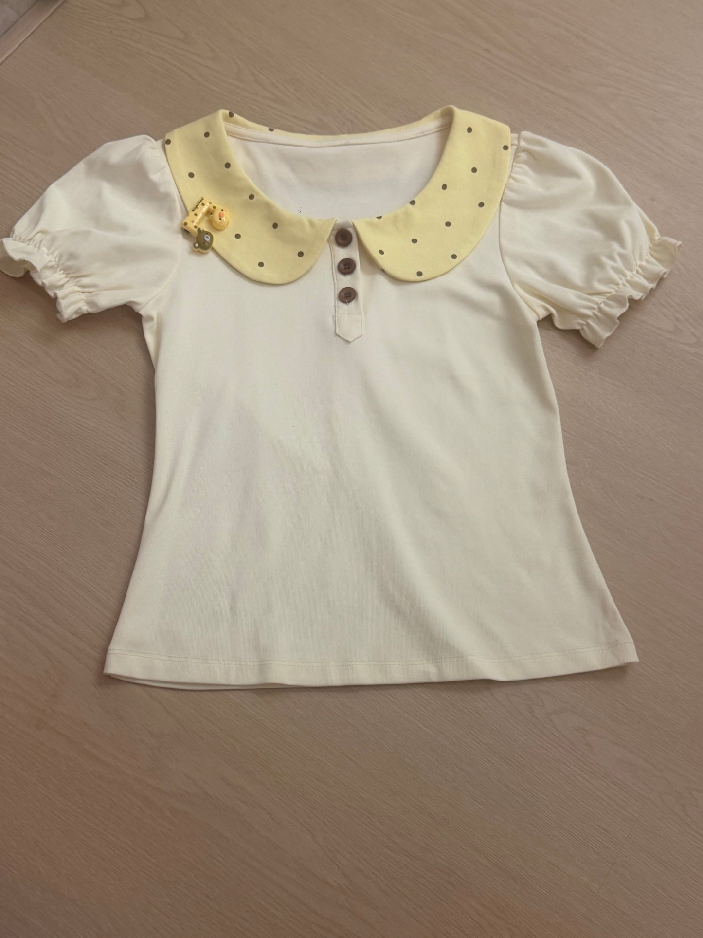 blurred bear - Bear Embroidery Short Overalls