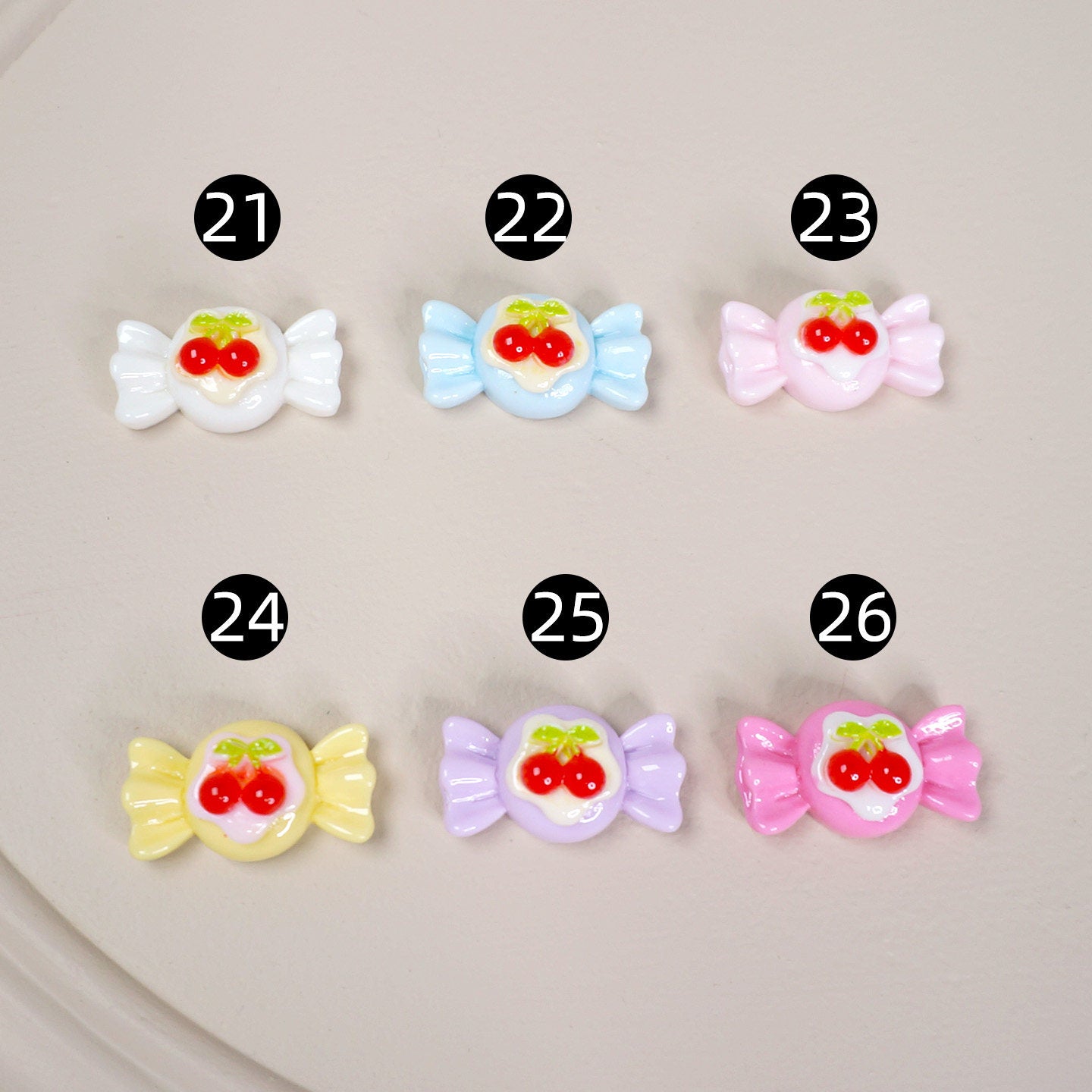 Maojiang - Candy Bow Ring Set 10PCS