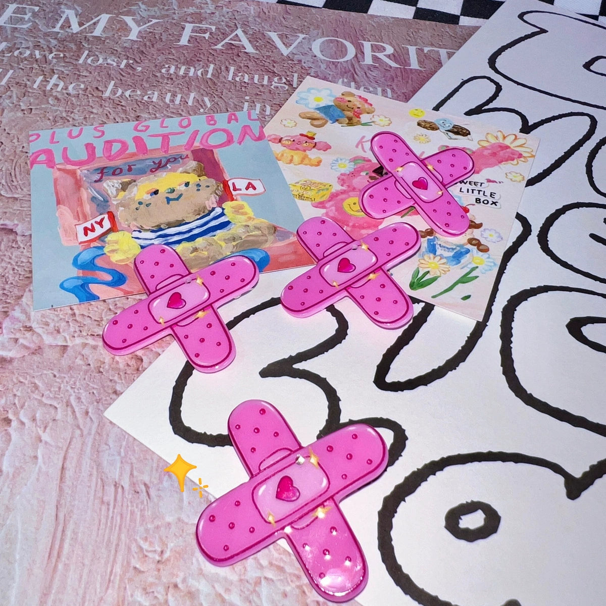 Strangelab Decora Band-aid Hair Clip hair clip strangelab