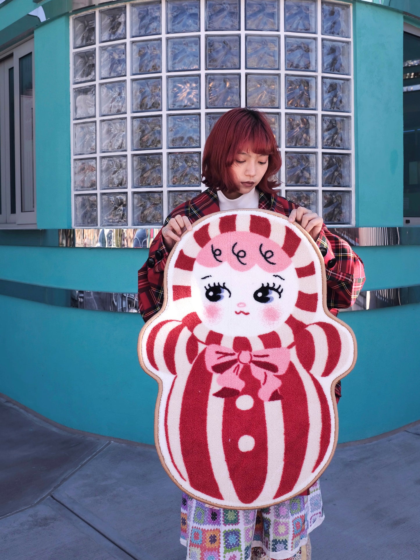 Meugler Celluloid Tumbler Candy Color Cartoon Cute Gift Home Rug carpet Meugler