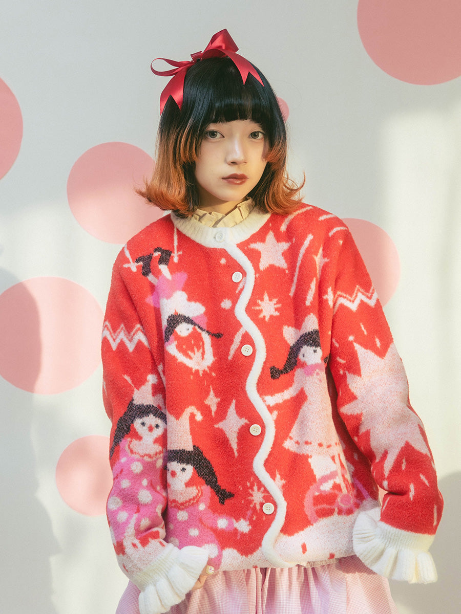 Meugler Fantasy Circus Candy Fairy Soft Knit Cardigan – Cozy & Cute cardigan Meugler