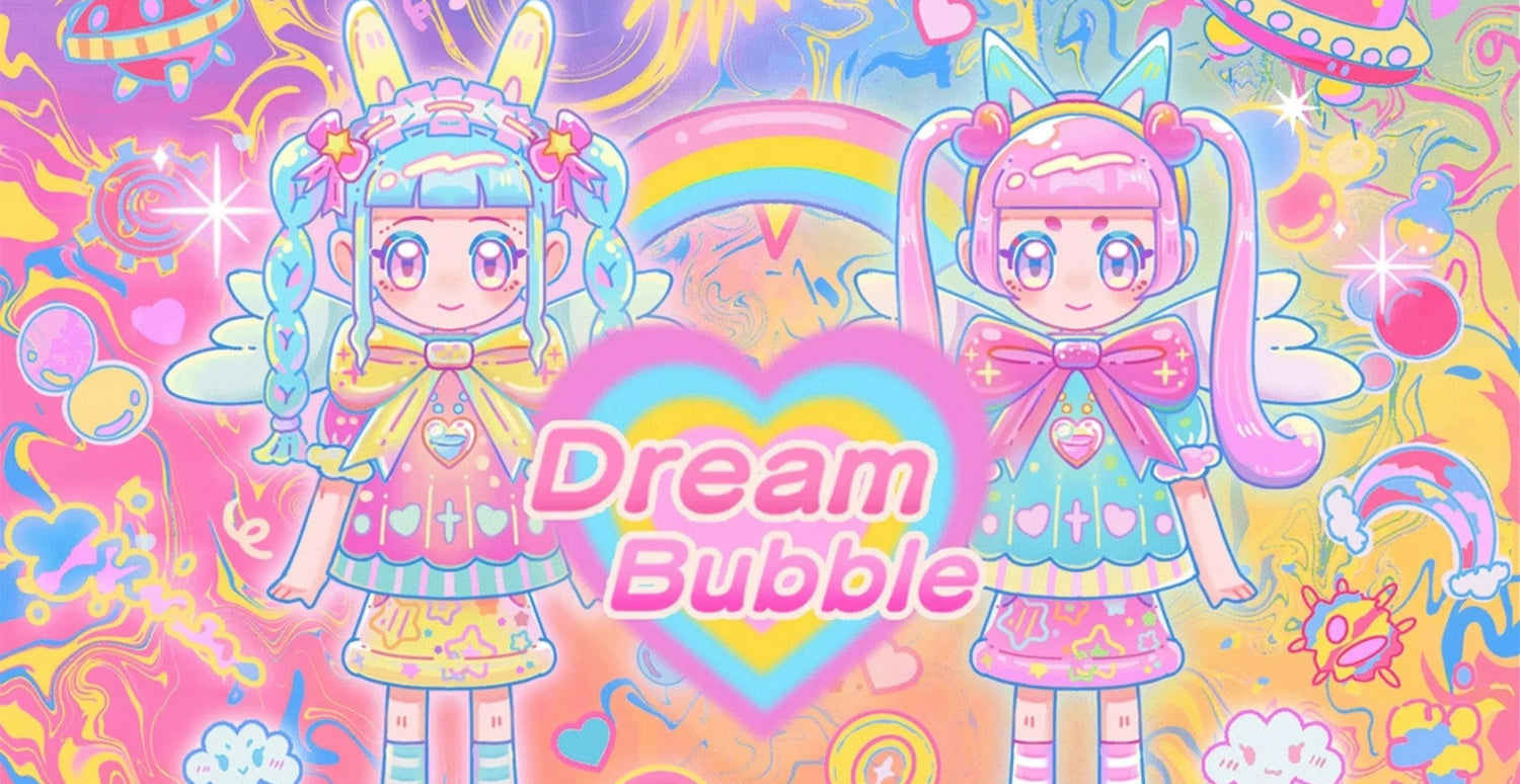 Dream Bubble brand featuring whimsical, colorful clothing that wraps you in warmth and joy. Inspired by fairy-tales, creativity, and self-expression, each piece celebrates personality and dreams with vibrant, magical designs.