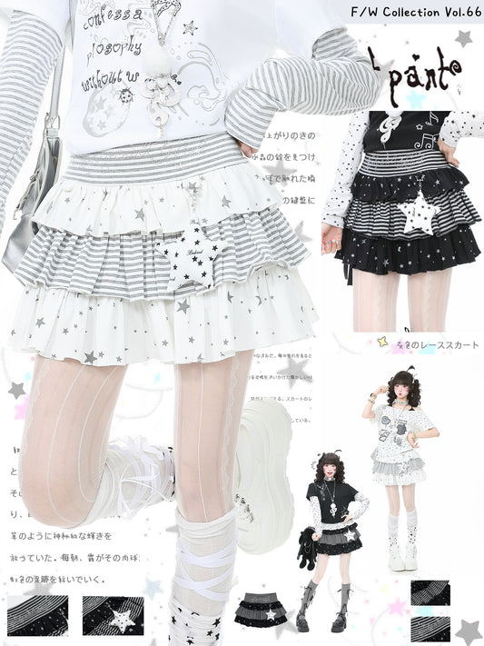 Languid Park - Star Stripe Puff Skirt skirt Languid Park