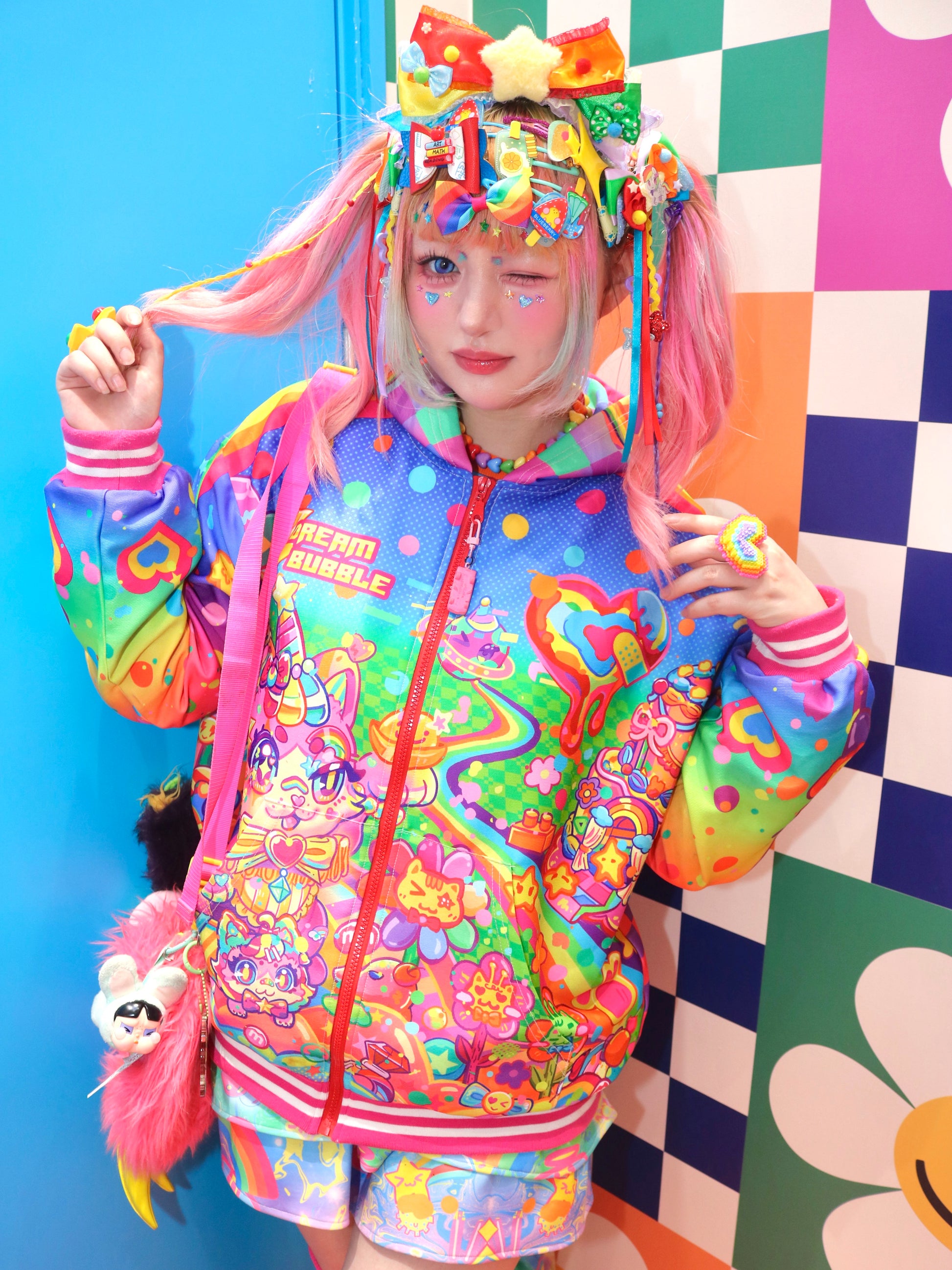Dream Bubble - Rainbow Cat Ear Jacket jacket Dream Bubble
