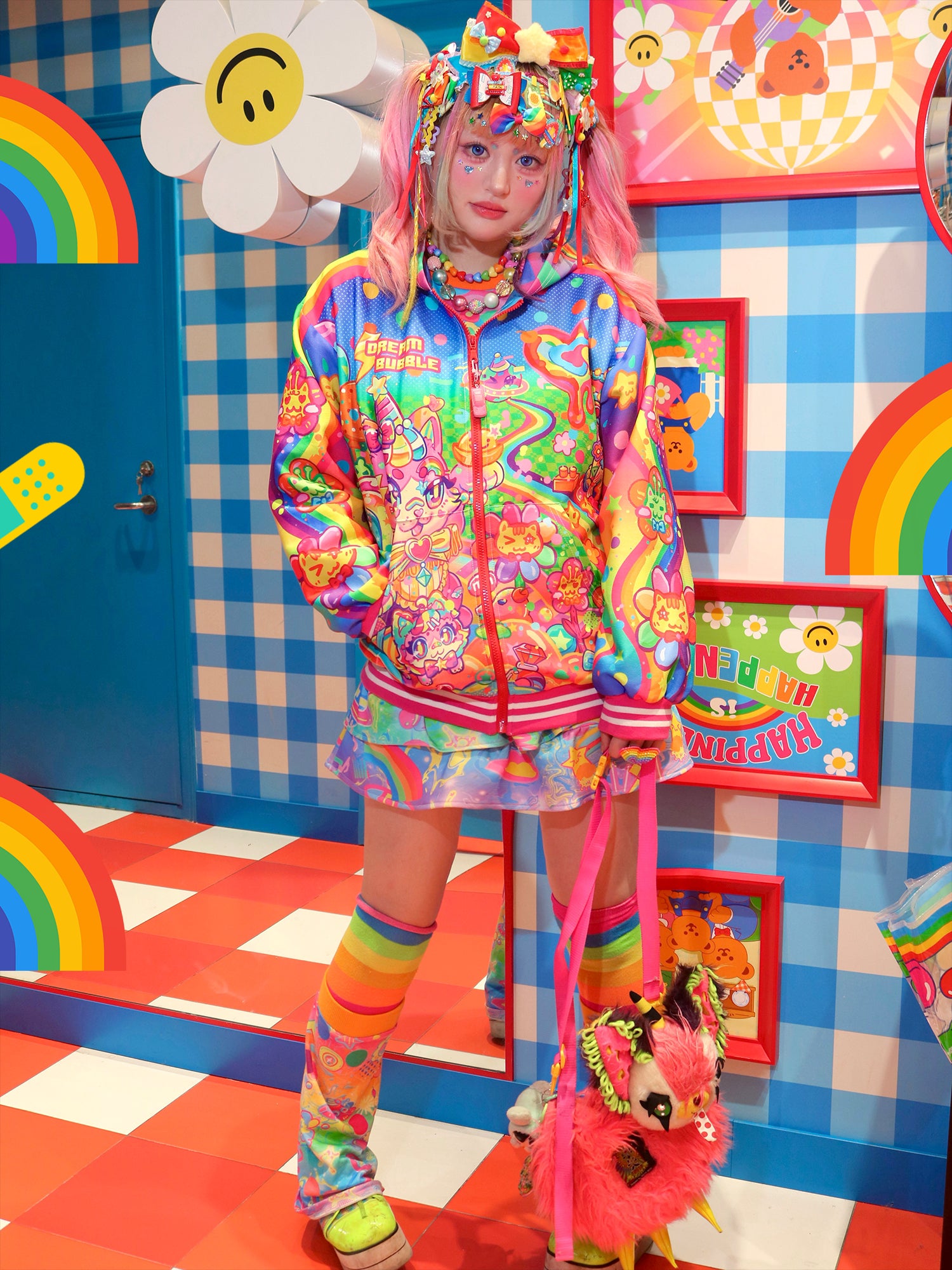 Dream Bubble - Rainbow Cat Ear Jacket jacket Dream Bubble