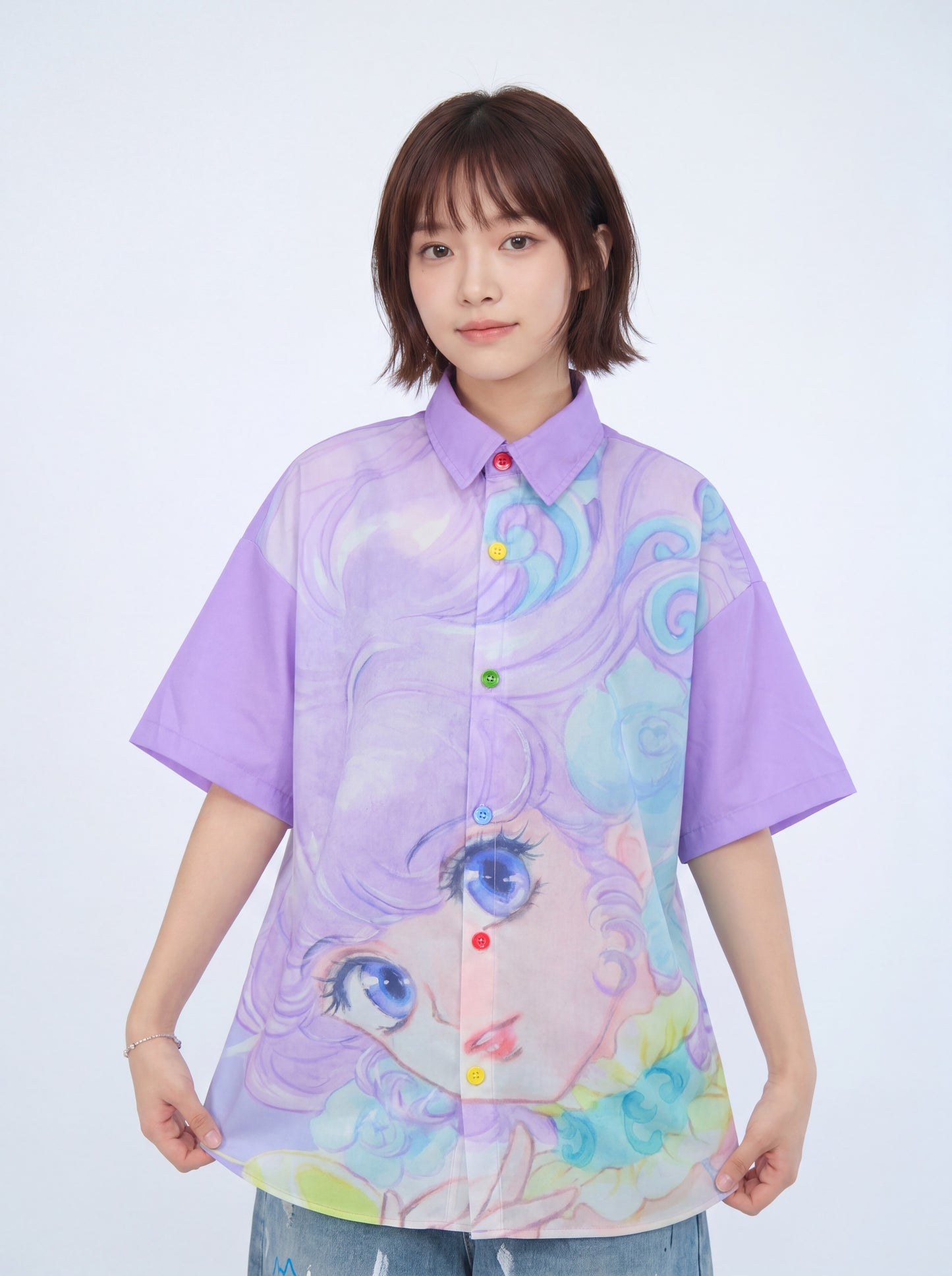 MeowMeow Bug - Pink Comic Girl Shirt shirt MeowMeow Bug