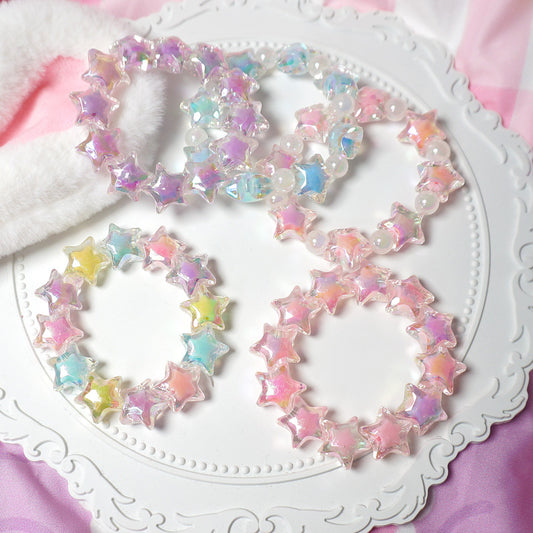 MaoJiang - Decora Kei Iridescent Star Candy Bracelet bracelet maojiang