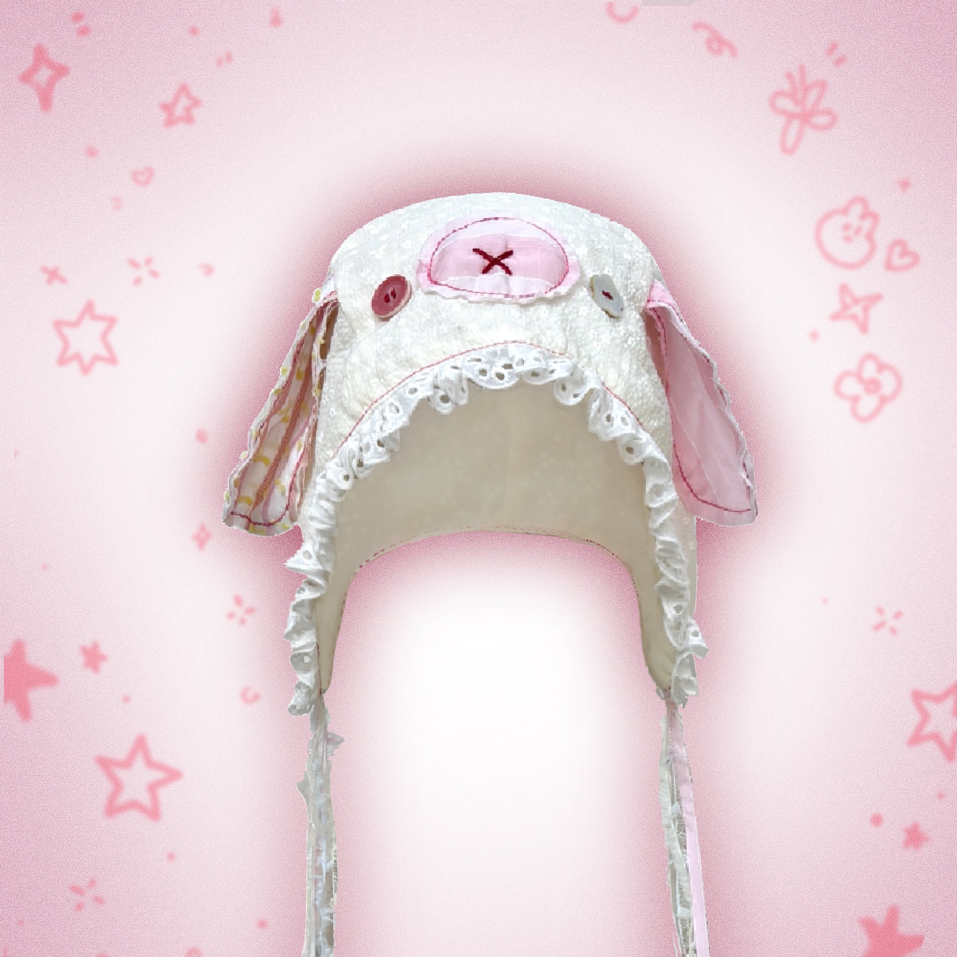 Disorder - Kawaii Lace Ear Headscarf Hat hat Disorder