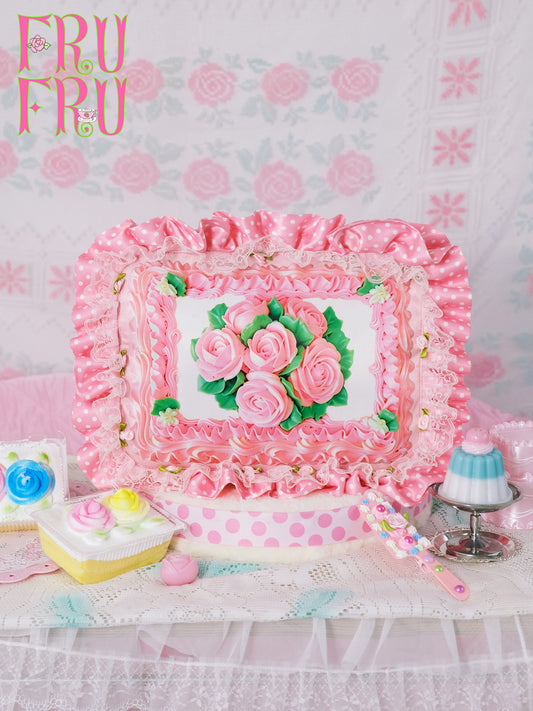 frufru - Vintage Rose Cake Shoulder Bag bag frufru