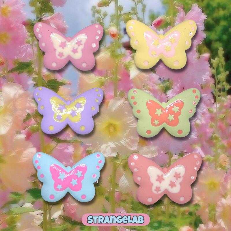 StrangeLab Butterfly Hair Clip | Colorful Dreamy Dopamine Side Clip | Bangs Hair Accessory hair clip strangelab