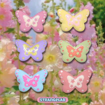 StrangeLab Butterfly Hair Clip | Colorful Dreamy Dopamine Side Clip | Bangs Hair Accessory hair clip strangelab