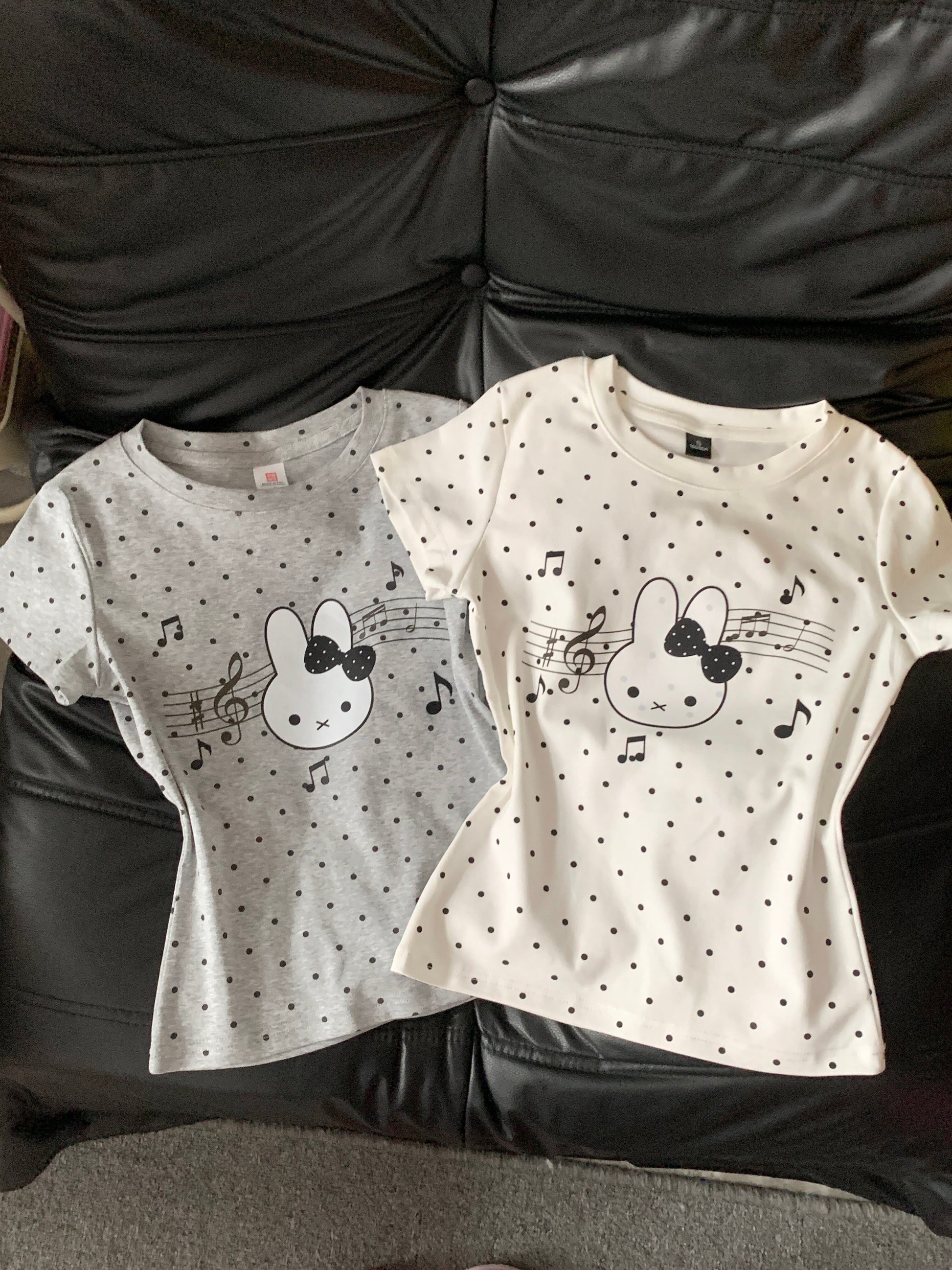 Blurred Bear - Cartoon Bunny Print T-Shirt tshirt Blurred Bear