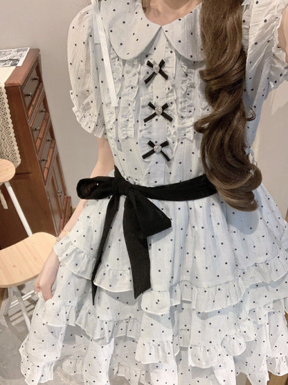 Blurred Bear - Polka Dot Princess Dress Land Decora