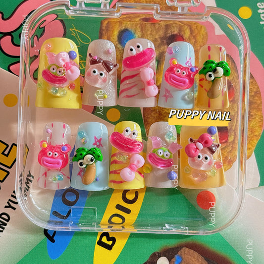 PUPPY - Cute Duckbill Press-On Nails NAILS PUPPY