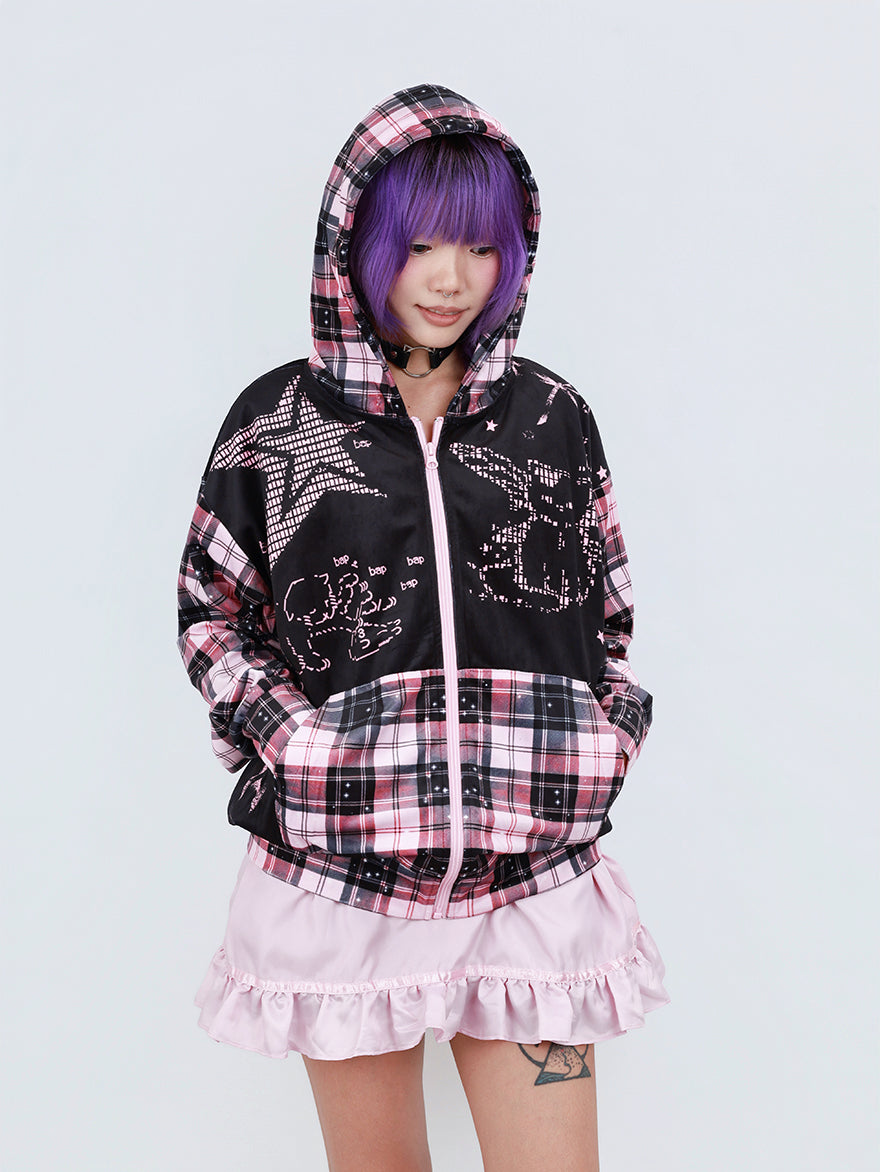Nihon Kids - Decora Kei Cat Hoodie jacket NIHON KIDS