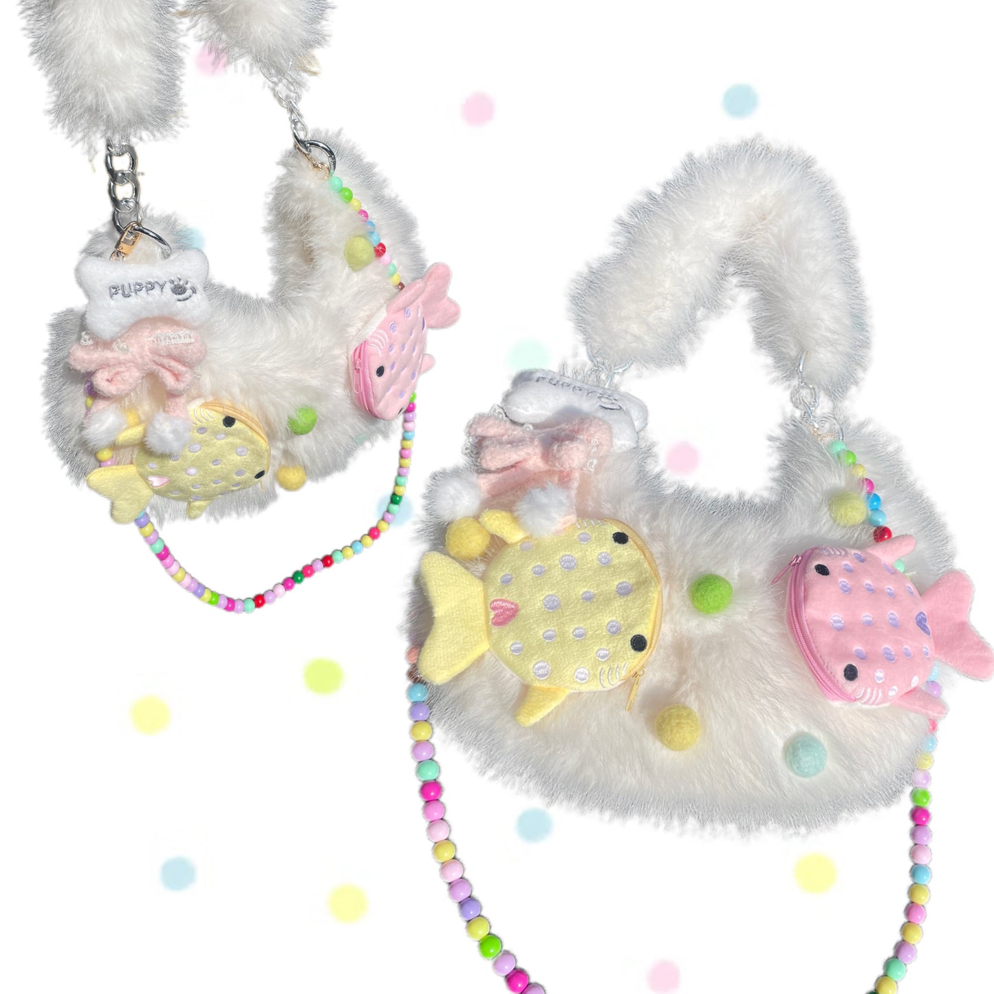 Cute Shark Plush Crossbody Bag bag Hottie