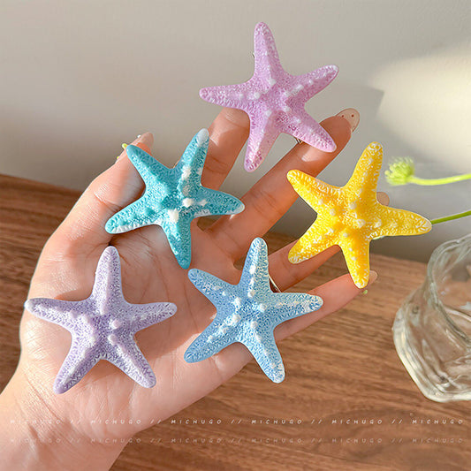 Starfish Resin Hair Clip hair clip none