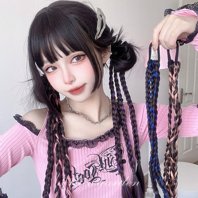 Y2K Boxer Braids Wig – Pre-Braided Ponytail wig Alice Garden