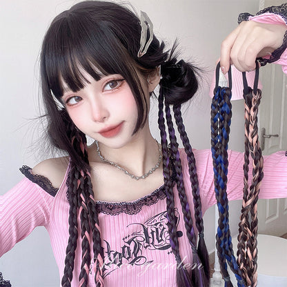 Y2K Boxer Braids Wig – Pre-Braided Ponytail wig Alice Garden