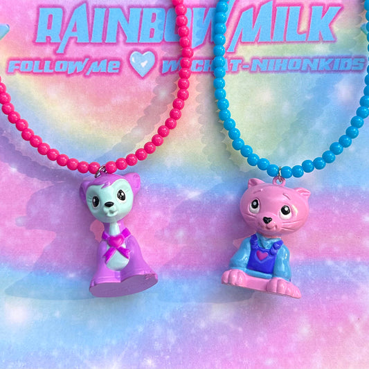 Nihonkids - Retro Cat Pendant Necklace necklace NIHON KIDS