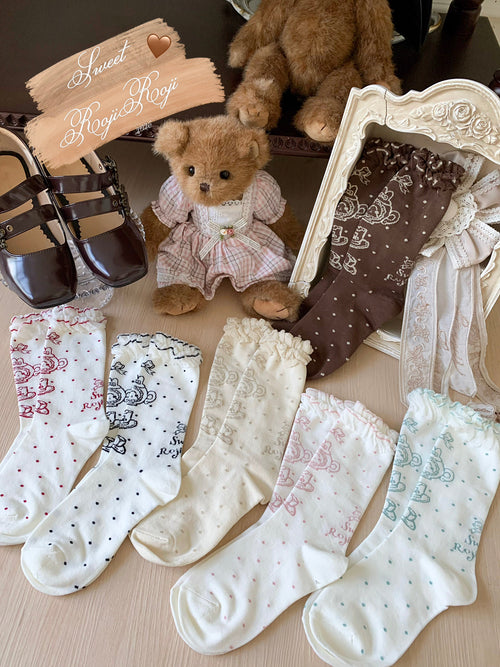 Roji Roji - Momo Storybook Lolita Lace Socks socks Roji Roji