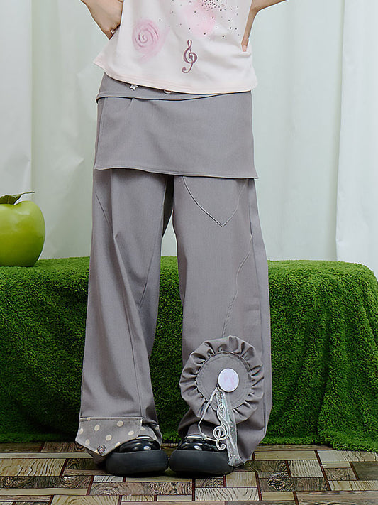 Moon Meadow - Music Note Wide Leg Pants PANTS Moon Meadow S