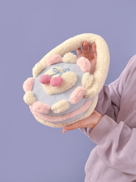 ChaCha - Kawaii Cherry Cake Plush Handbag bag ChaCha