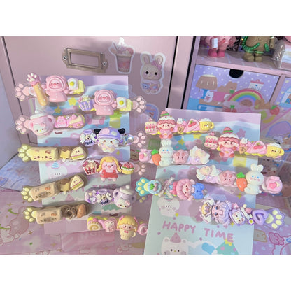 Sweet Star - Cute Cream Clip Set 10pcs hair clip sweet star