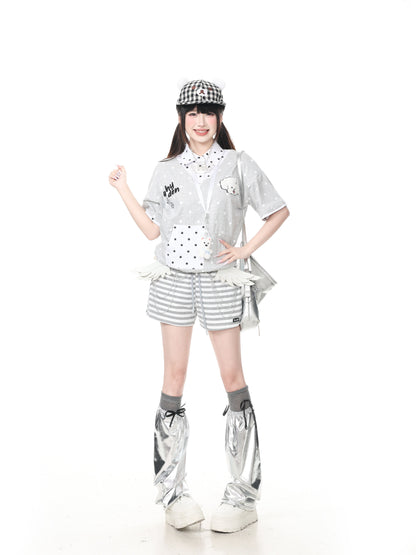 Languid Park - Star Stripe Drawstring Shorts shorts Languid Park