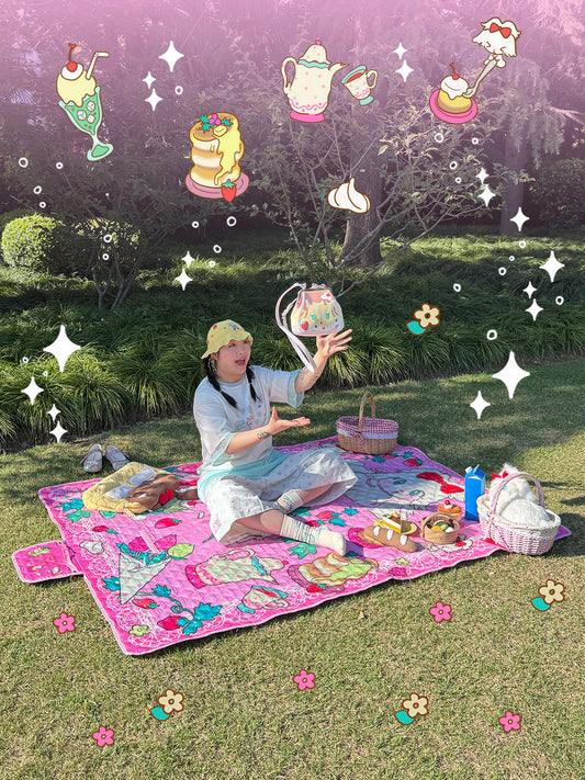 shishihshop Picnic Blanket | Original Design Outdoor Mat | Waterproof & Sunshade Function Mat mat shishihshop