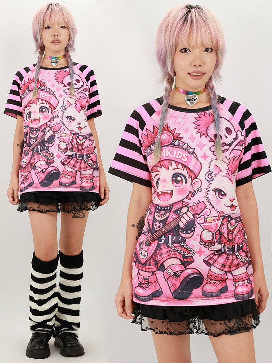 NIHONKIDS - Emo Rock Oversized Tee tee NIHON KIDS