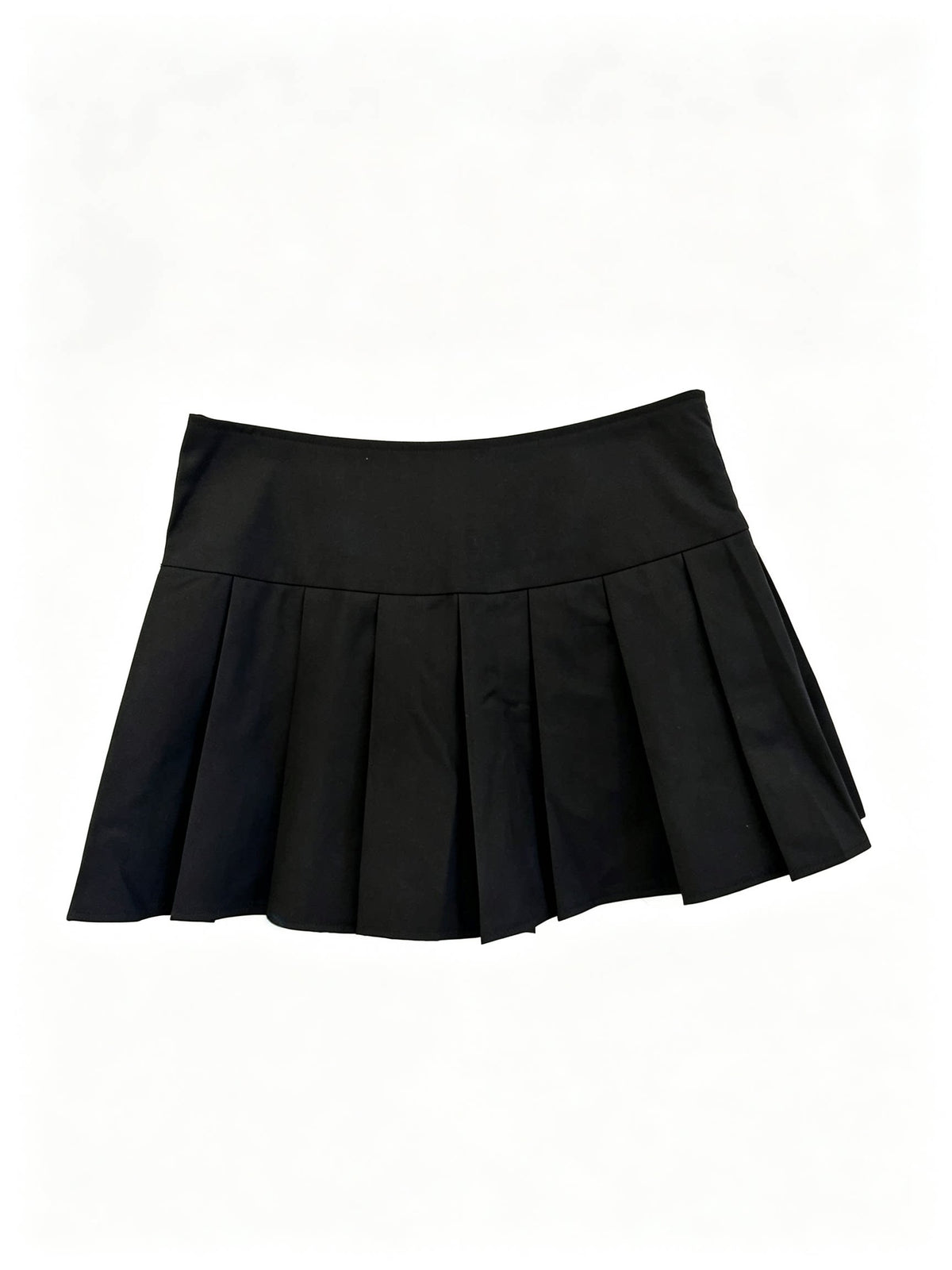 Red Devil - Lace Pearl Bow Pleated Mini Skirt skirt Red Devil