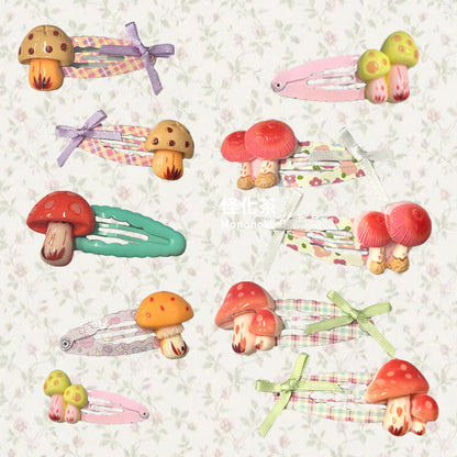 Mononoke - Mushroom Fairy Bow Hair Clip Mononoke