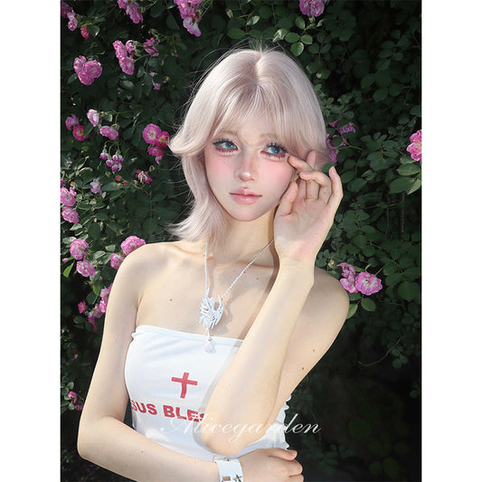 Alice Garden - Kawaii Lace Front Curly Wig Sweet Cream wig Alice Garden