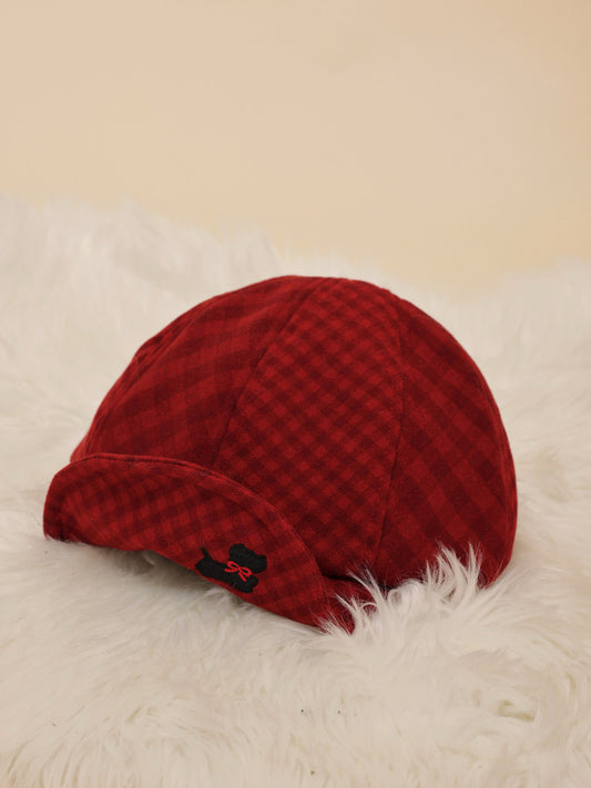 SemenCoicis - Kawaii Puppy Plaid Newsboy Cap hat SemenCoicis