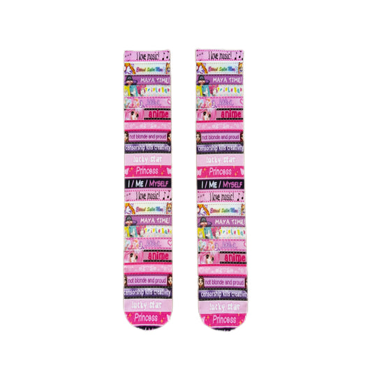 LOST KITTEN - Y2K Punk Velvet Mid-High Socks socks LOST KITTEN