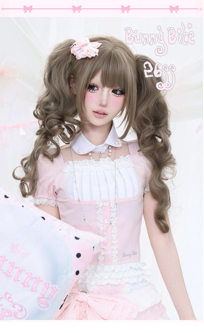 BunnyBite - Hime Gyaru Lace Open-Back Top