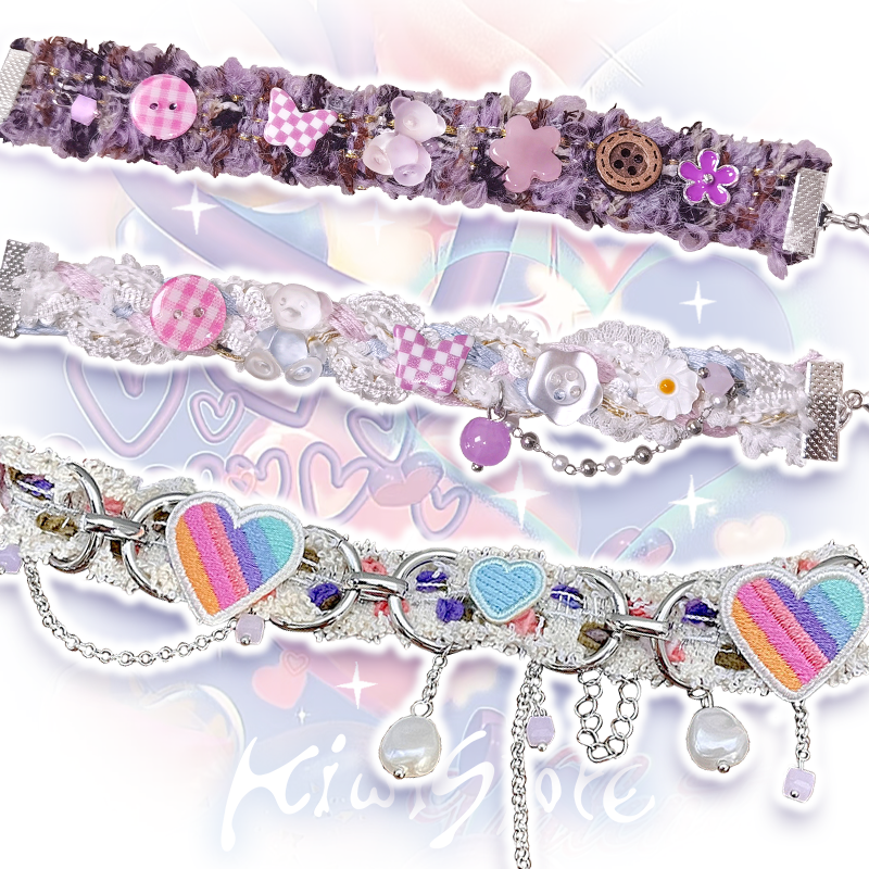 Kiwistore - Lace Bear Y2K Necklace Bracelet necklace kiwi store