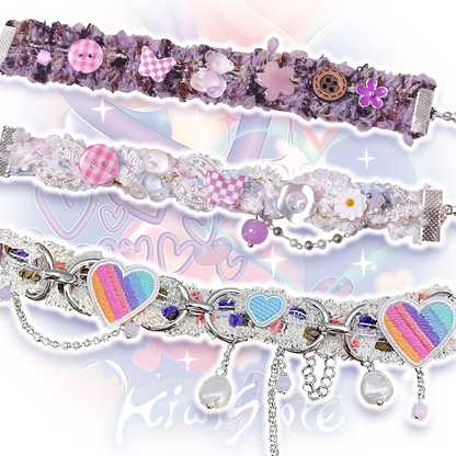 Kiwistore - Lace Bear Y2K Necklace Bracelet necklace kiwi store