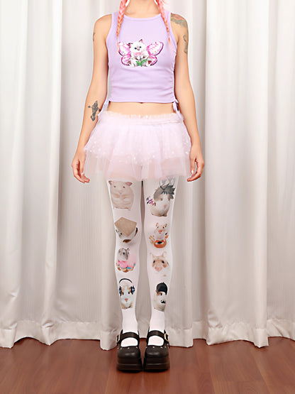 NIHON KIDS - Kidcore Tights Animal Cartoon Fun Socks tights NIHON KIDS