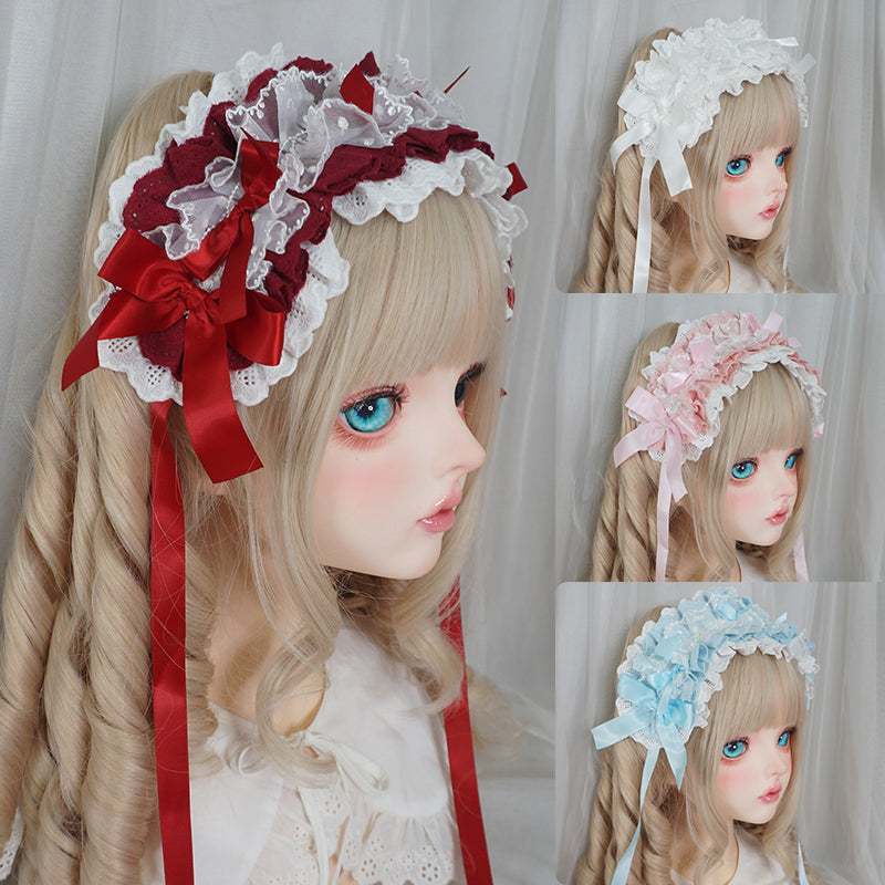 Maojiang - Vintage Kawaii Lace Headband headband maojiang