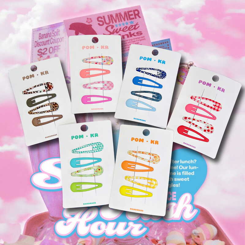 StrangeLab Decora Colorful BB Clips | Candy Color Simple Hair Clips hair clip strangelab