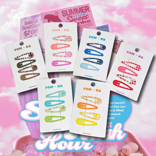 StrangeLab Decora Colorful BB Clips | Candy Color Simple Hair Clips hair clip strangelab
